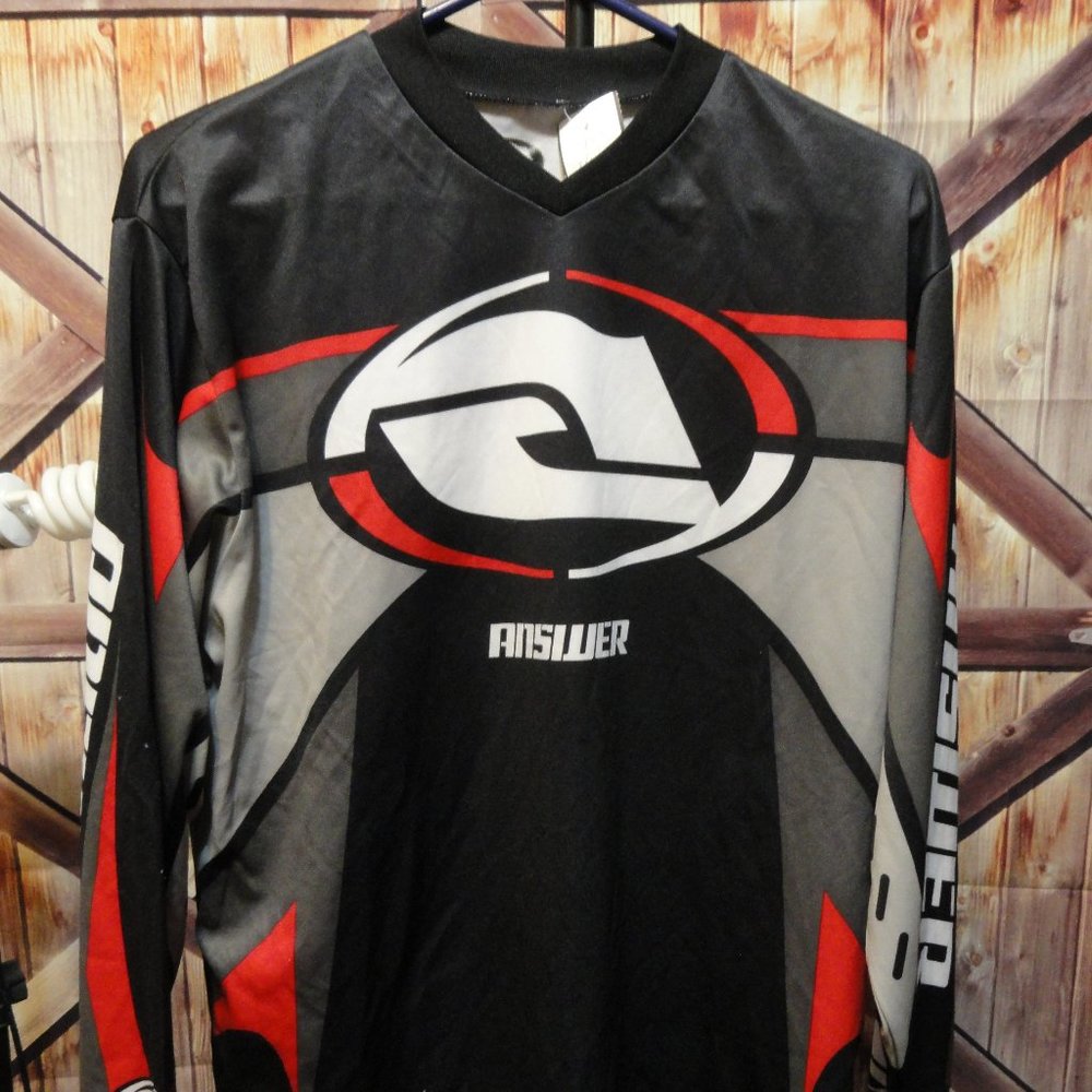 Answer Motorcross Jersery,Spell out sleeves~Has Snags~Xgames